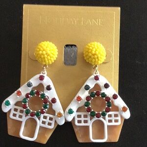 Holiday lane earrings.
